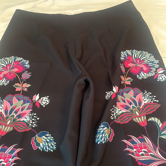 Mariella Rosati Italian size 48 xl business casual wide leg  dressy poly elaste - Picture 9 of 9